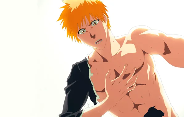 Удивление, парень, Bleach, Блич, Куросаки Ичиго