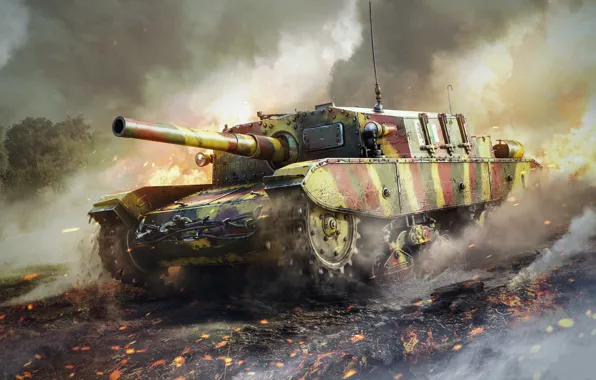 Война, танк, War Thunder