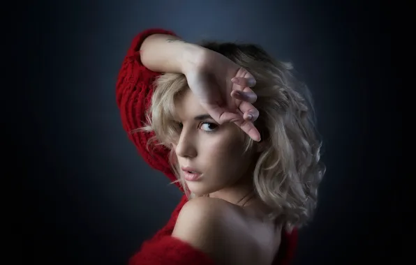 Girl, bokeh, hair, look, blonde, Marina Nelson