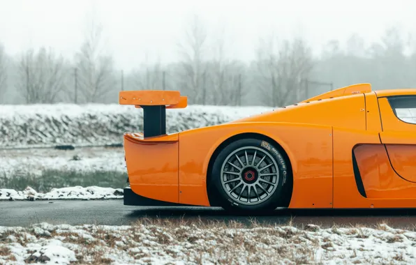 Картинка Maserati, orange, MC12, Maserati MC12 Corsa