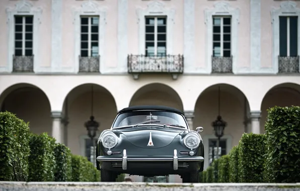 Картинка Porsche, front, 356, 1961, Porsche 356B 1600 Super Roadster