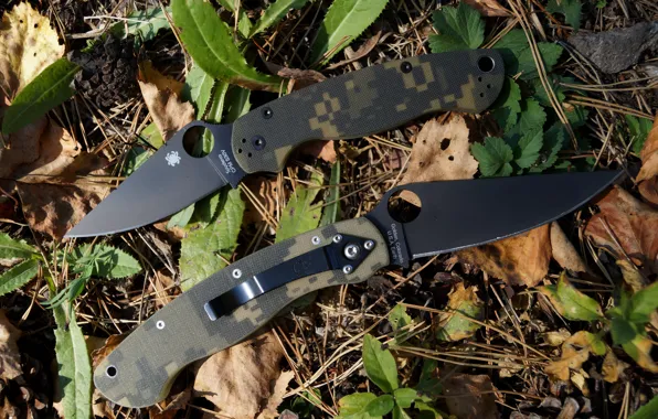 SPYDERCO, PARAMILITARY 2, MILITARY