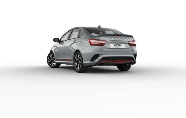 Седан, вид сзади, Lada, Лада, 2018, Sport, Vesta, Веста