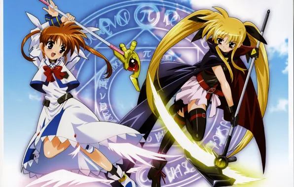 Anime, Testarossa, Nanoha, Наноха, Fate, Фейт, Takamachi, Такамачи