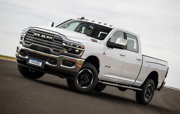 Front, Crew Cab, 2500, Dodge Ram, Off Road, American Car, Вид Сбоку, Laramie