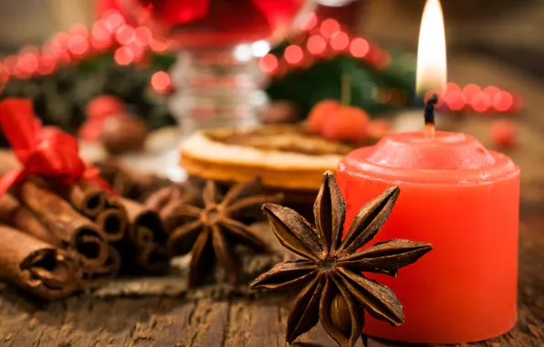 Праздник, Новый Год, Рождество, Happy New Year, Merry Christmas, holiday, candle, свечa