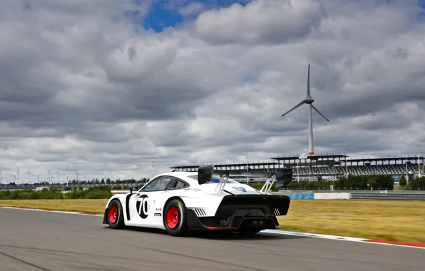 Porsche, Скорость, Ветряк, Трасса, Антикрыло, 2019, Porsche 935, Porsche 935 (991)