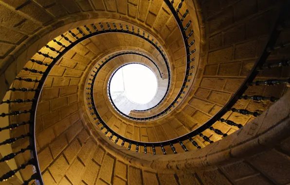 Спираль, лестница, Испания, Сантьяго, Галисия, Escalera de caracol