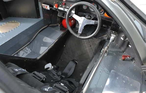 Интерьер, Lola, салон автомобиля, спортивный автомобиль, Лола, 1969-1970, Lola Cars, T70GT