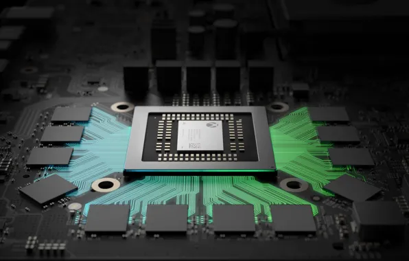 Microsoft, logo, Xbox, console, tecnology, Scorpio, Xbox Scorpio, Microsoft Scorpio