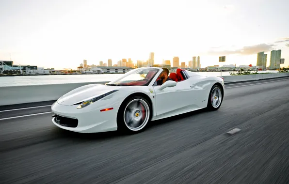 Картинка Ferrari, суперкар, supercar, феррари, 458, Italia, Spider