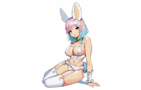 Girl, sexy, lingerie, bra, panties, boobs, anime, beautiful