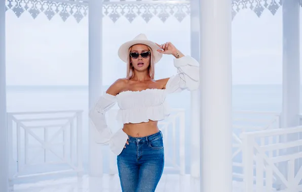 Картинка fashion, woman, stylish, portrait, voluminous