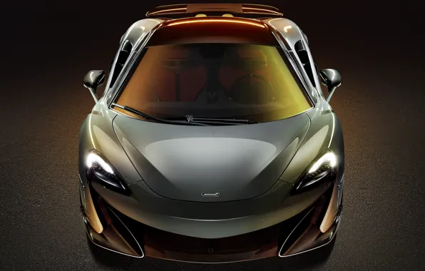 McLaren, суперкар, вид спереди, 2019, 600LT
