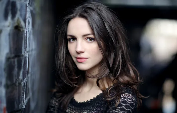 Взгляд, девушка, лицо, фото, портрет, блузка, Ella Hunt