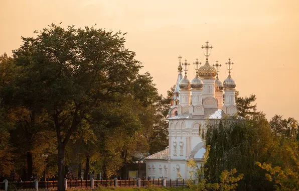Церковь, храм, летний вечер, Дмитрий Чудинин