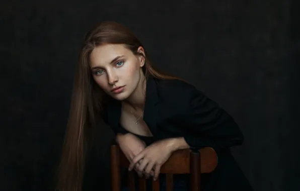 Картинка взгляд, волосы, портрет, Svetlana, Oleg Panasenko