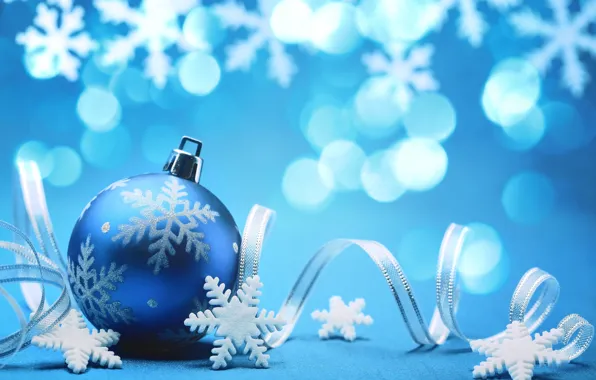 Картинка украшения, снежинки, шары, balls, елочные игрушки, decoration, snowflake, ornament