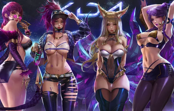 Игры, девушки, аниме, фэнтези, арт, League of Legends