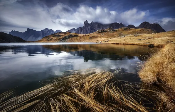 Горы, природа, озеро