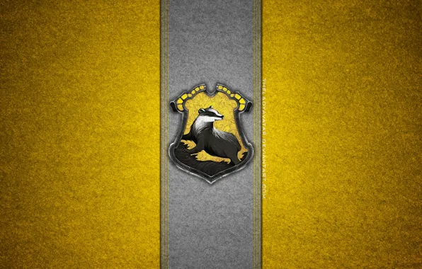 Герб, Harry Potter, Хогвартс, барсук, DeviantArt, Hufflepuff, Пуффендуй, Hogwarts House