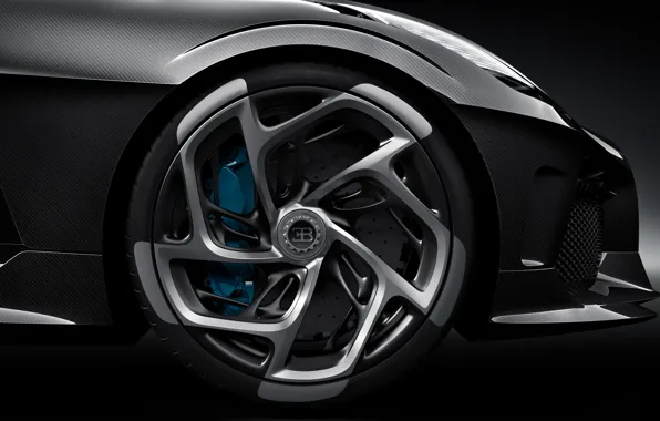 Колесо, Bugatti, гиперкар, 2019, La Voiture Noire, Type 57 SC Atlantic, Bugatti La Voiture Noire