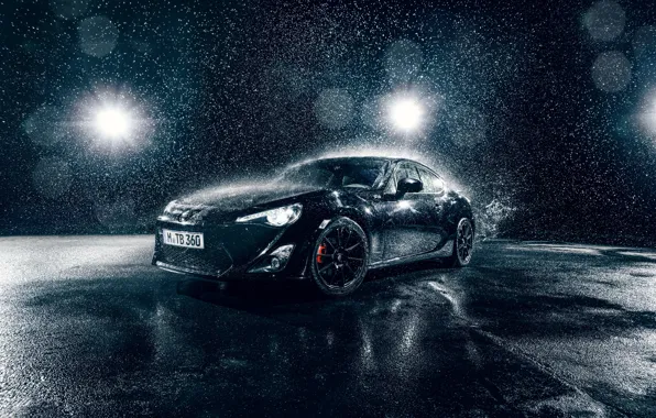 Картинка Toyota, Car, Front, Water, Sport, GT86, B;ack