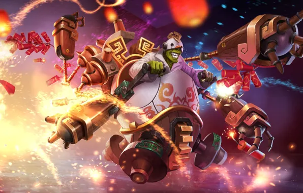 Art, Heroes of Newerth, moba, Doctor Repulsor, Doctor Firecracker