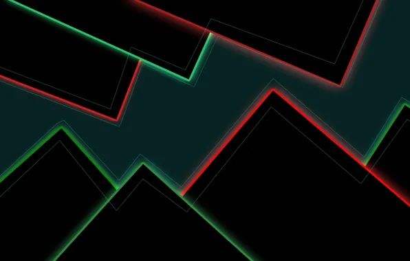 Red, Green, lines, best, zero
