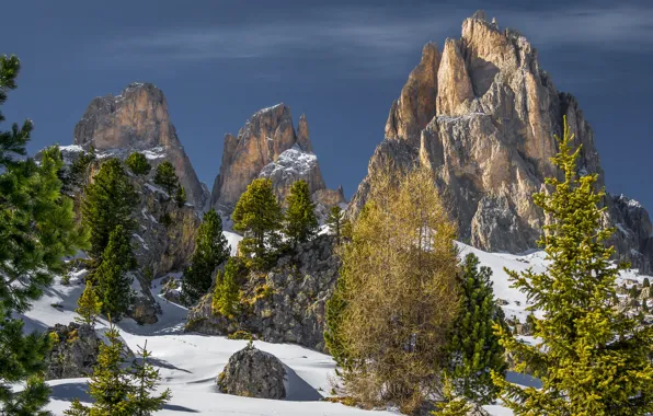 Картинка горы, Италия, Доломиты, Langkofel Group