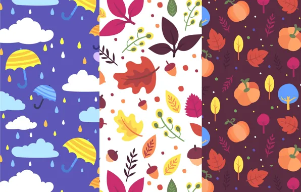 Осень, фон, текстура, patterns, Autumn, collection