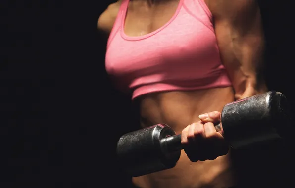 Hand, fitness, gym, dumbbell