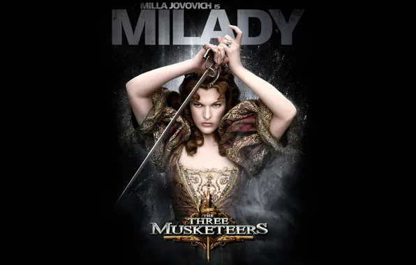 Milla Jovovich, три мушкетера, The Three Musketeers