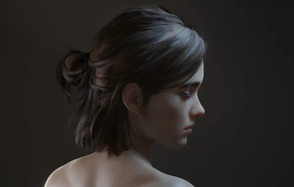 Girl, элли, ellie art, одни из нас, the last of us part 2, game art