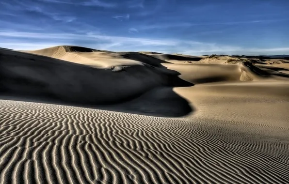 Картинка песок, природа, ветер, холмы, пустыня, пейзажи, африка, пески