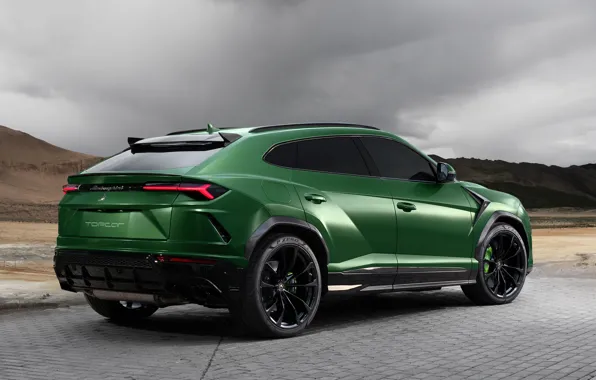 Lamborghini, вид сзади, 2018, TopCar, Urus
