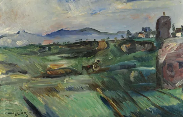 Картина, 1914, Ловис Коринт, Lovis Corinth, Римский Пейзаж