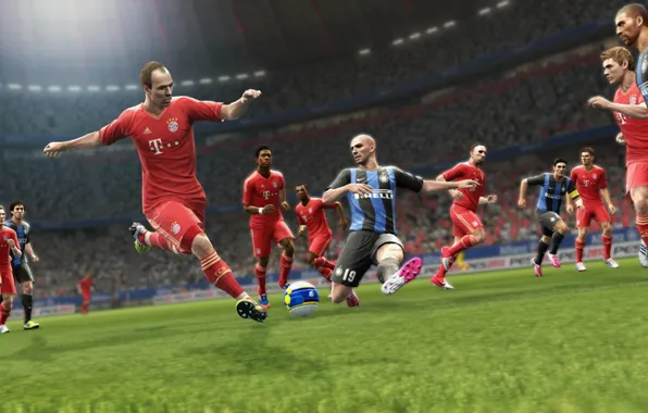 Картинка Robben, футбол симулятор, PES, Pro Evolution Soccer 2014