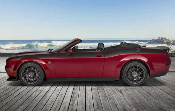 Dodge, Challenger SRT, 2022, Hellcat Widebody Convertible, Drop Top Customs
