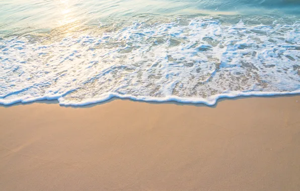 Песок, море, волны, пляж, лето, берег, summer, beach