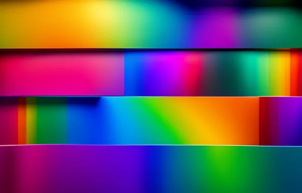 Картинка цвета, яркие, спектр, нейросеть