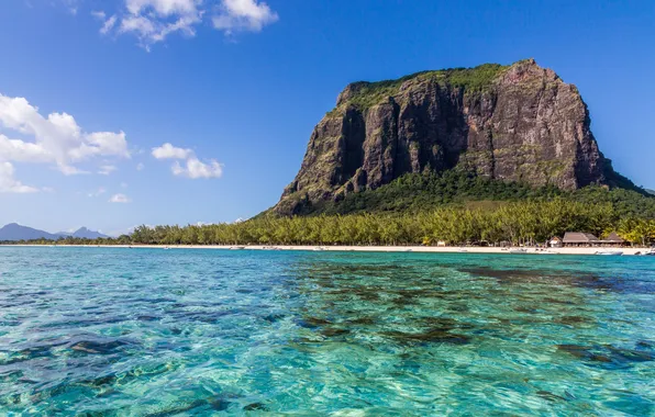 Картинка ocean, coast, blue, island, indian, vacation, tropical, resort