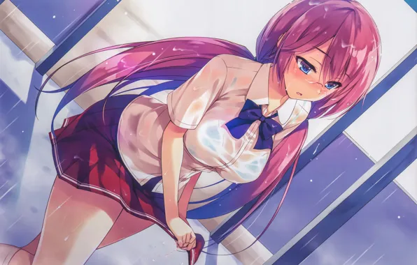 Kawaii, big, breast, blush, anime, tits, large, giant