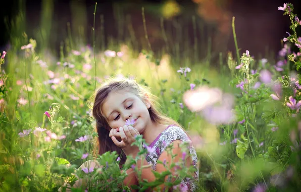 Лето, настроение, девочка