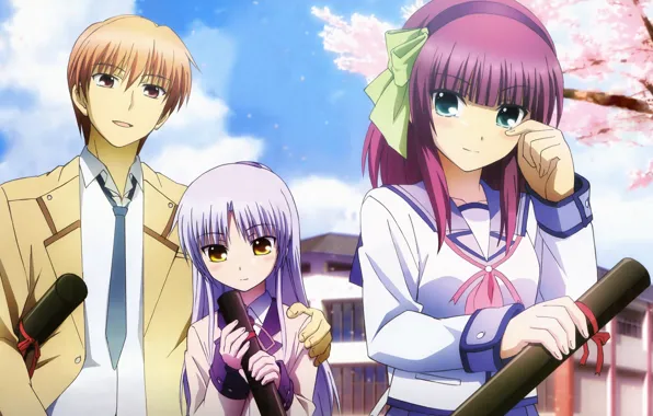 Angel beats, ангелские ритмы, kanade