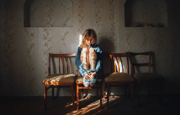 Картинка стулья, девочка, ножки, Marta Gromova, Андрей Васильев