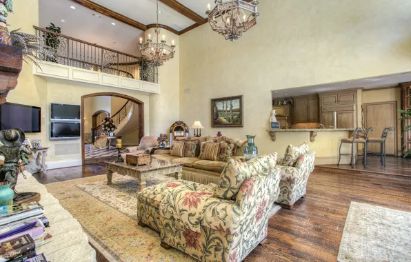 Living room, home, luxury, dallas, texas