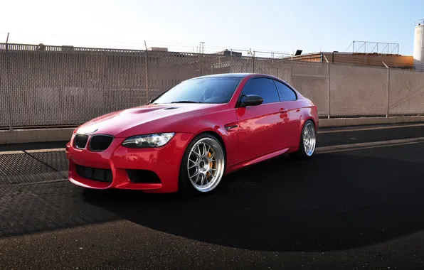 Красное, BMW, БМВ, Машины