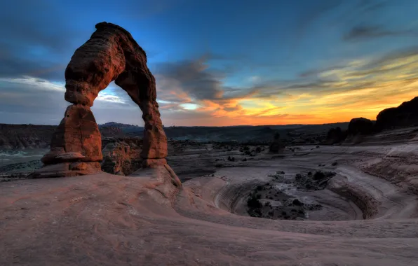 Картинка Юта, Arches National Park, Delicate Arch