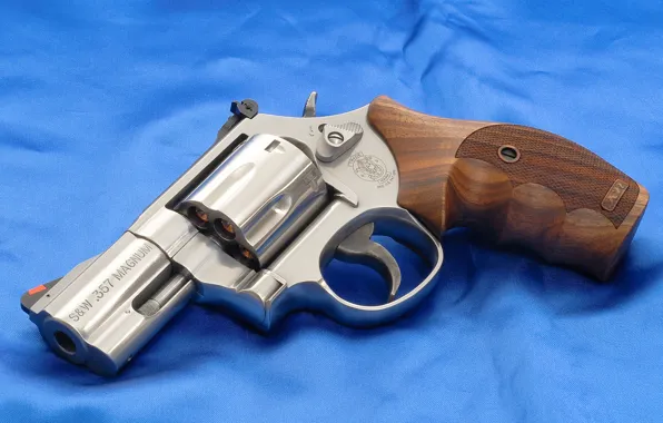 Обои, Фон, Оружие, Полотно, Револьвер, Smith & Wesson, Model 686P